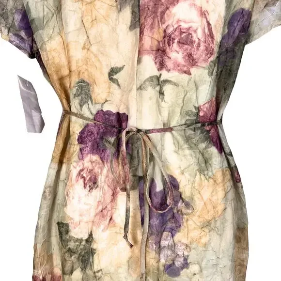 Stephanie Andrews Vintage Floral Maxi Dress Fairycore Cottagecore Size 12 - Picture 6 of 12